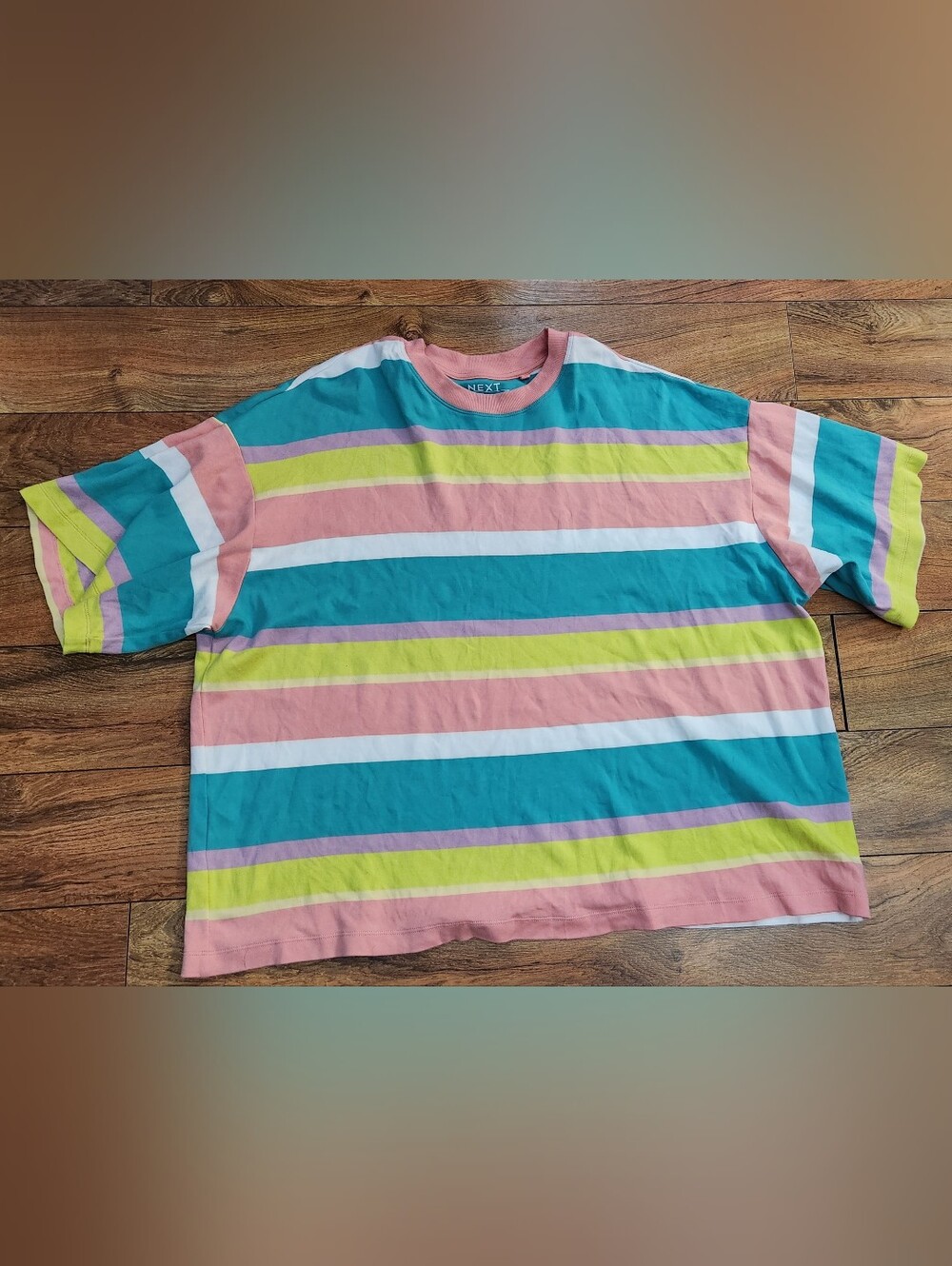 Next Boxy Tee, Stripe and Oversized ,size  XL